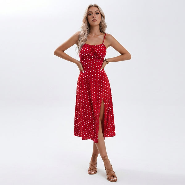 Brooklyn Cherry Slip Midi