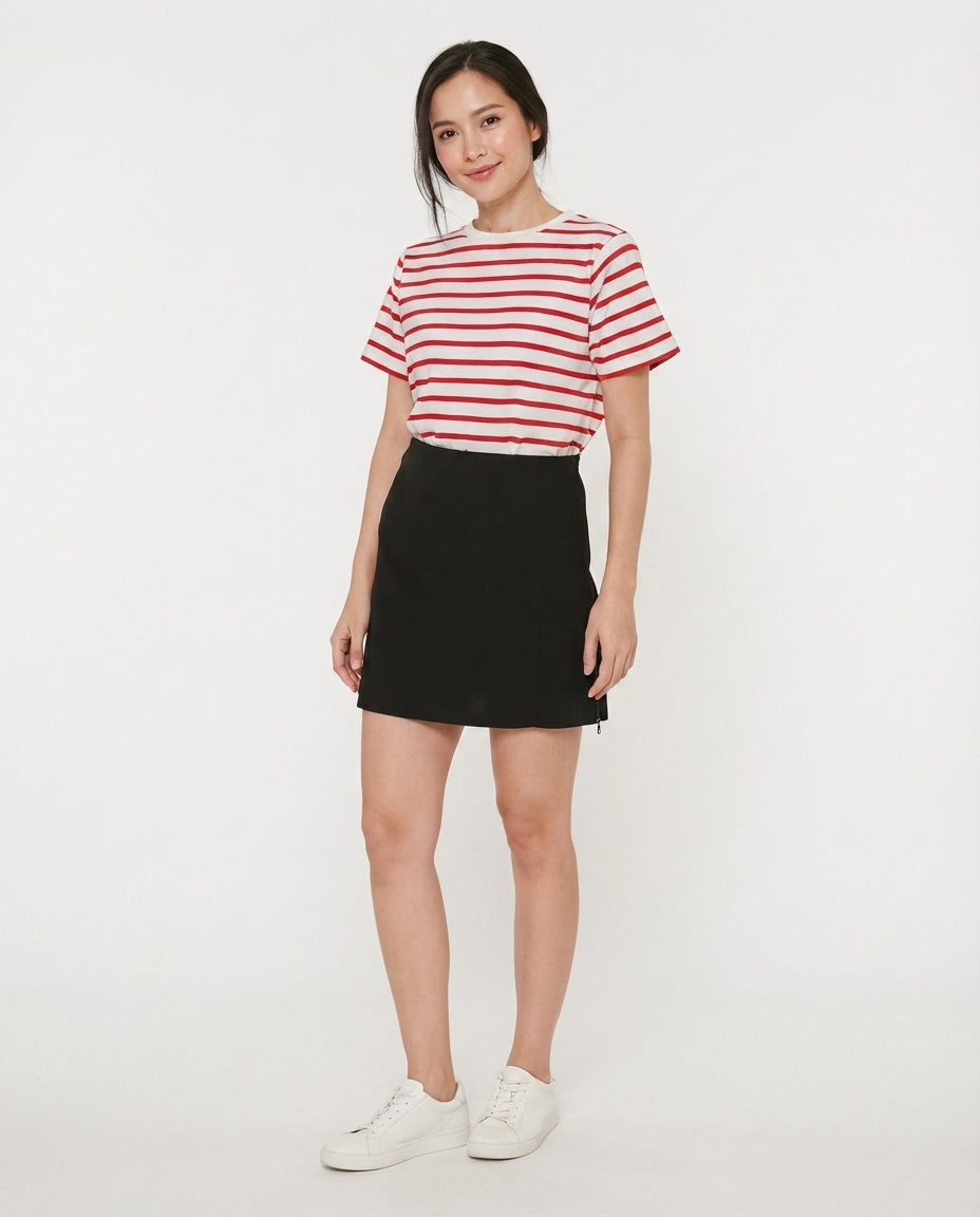 Striped Crew Neck T-Shirt