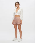 V-Neck Long Sleeve Crop Top