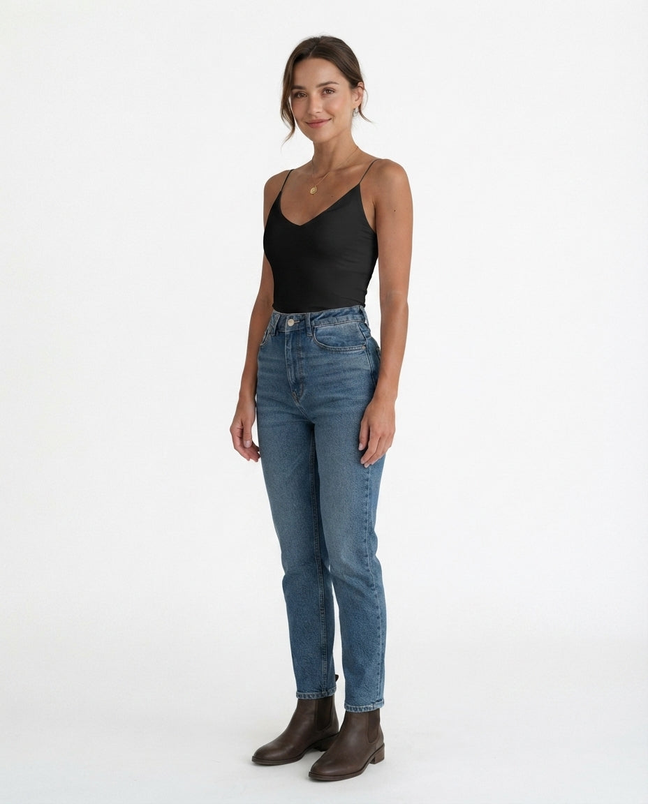 Satin V-Neck Cami