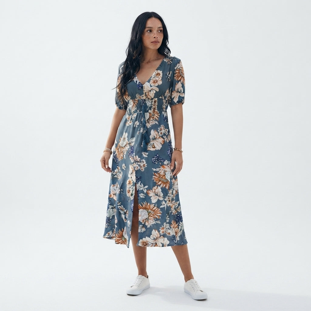 Santa Fe Bloom Boho Maxi