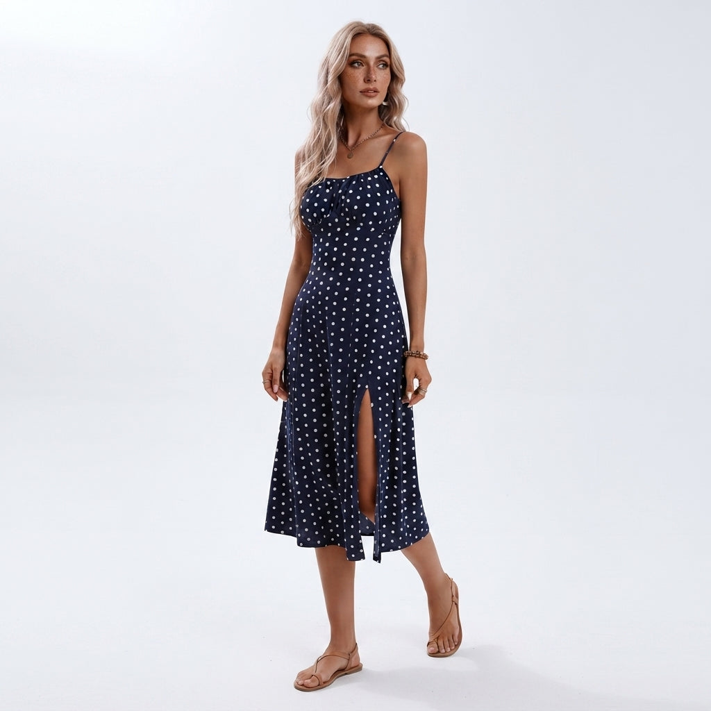 Hamptons Midnight Slip Midi