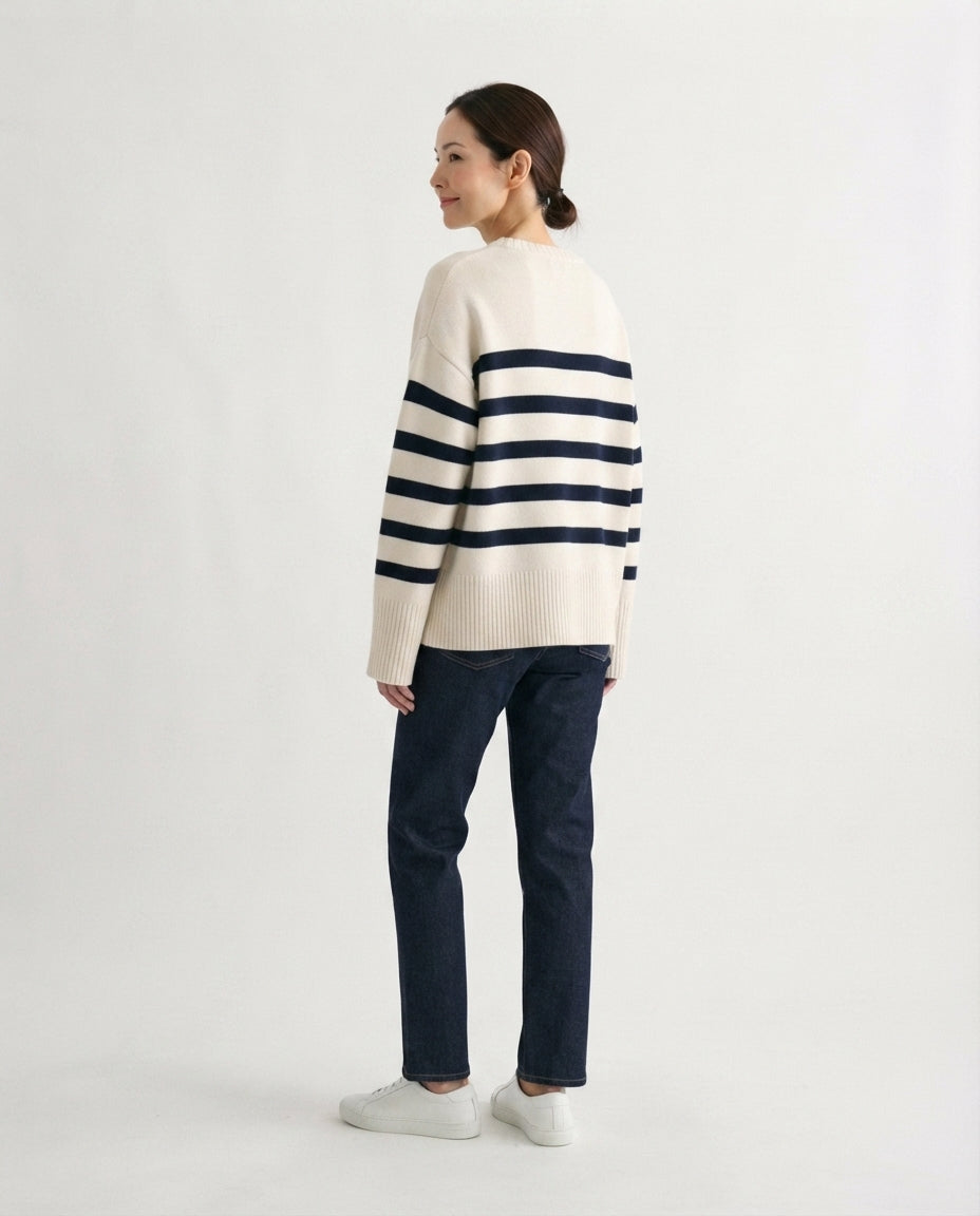 Relaxed Crew Neck Sweater