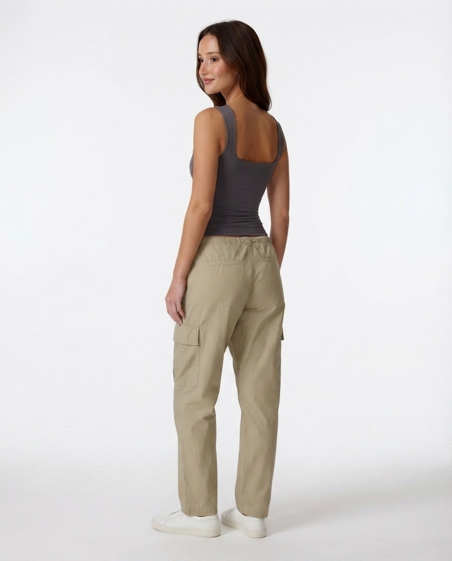 Square Neck Fitted Tank