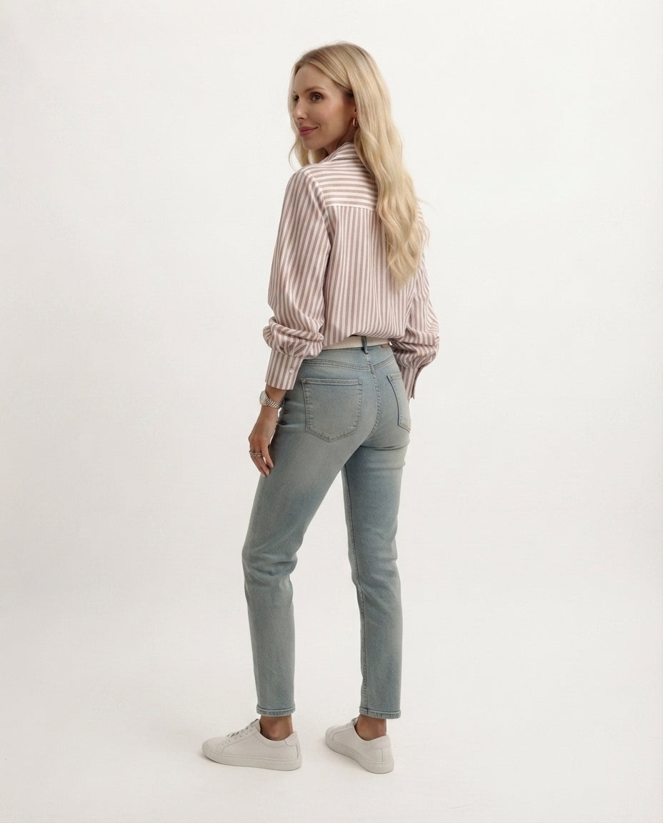 Striped Button Down Shirt
