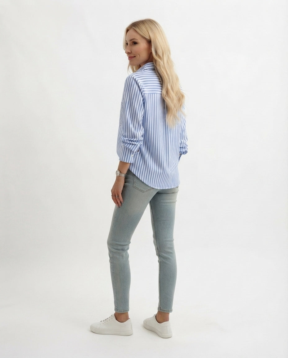 Striped Button Down Shirt