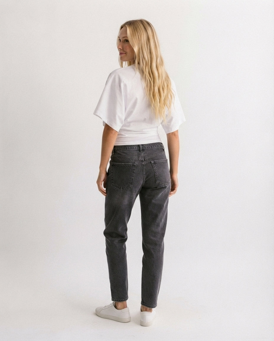 Batwing Sleeve Fitted Tee