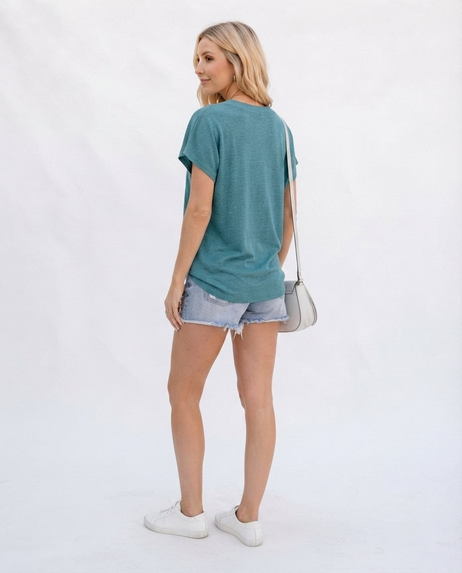 V-Neck Short Sleeve Tee