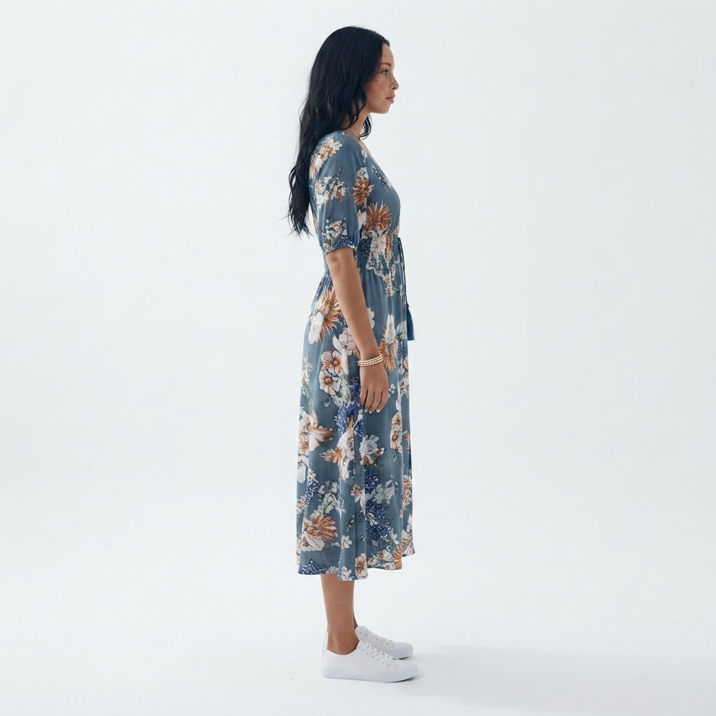Santa Fe Bloom Boho Maxi