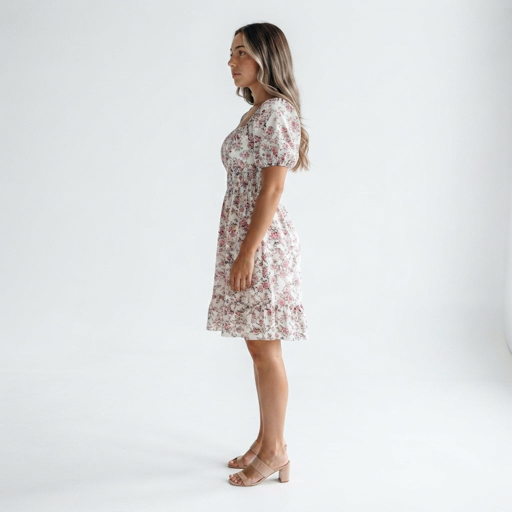 Carolina Rosewater Midi Dress