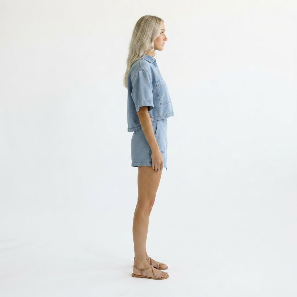 Venice Sunwashed Denim Co-Ord