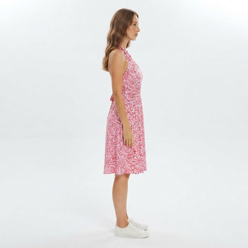 Cannes Blossom Halter Midi