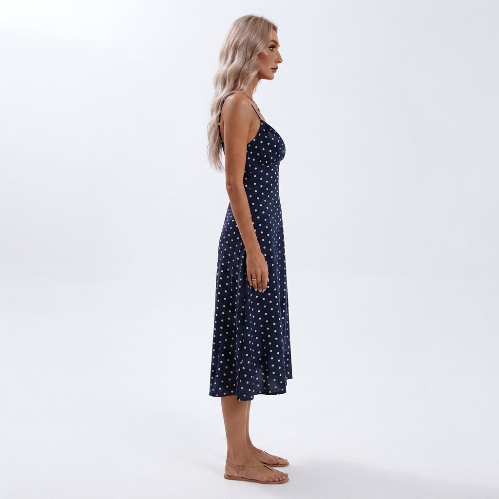 Hamptons Midnight Slip Midi