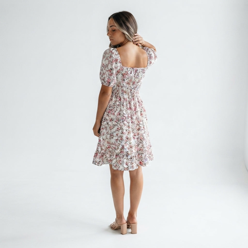 Carolina Rosewater Midi Dress