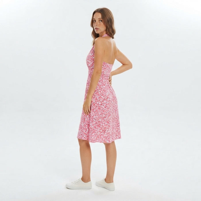 Cannes Blossom Halter Midi