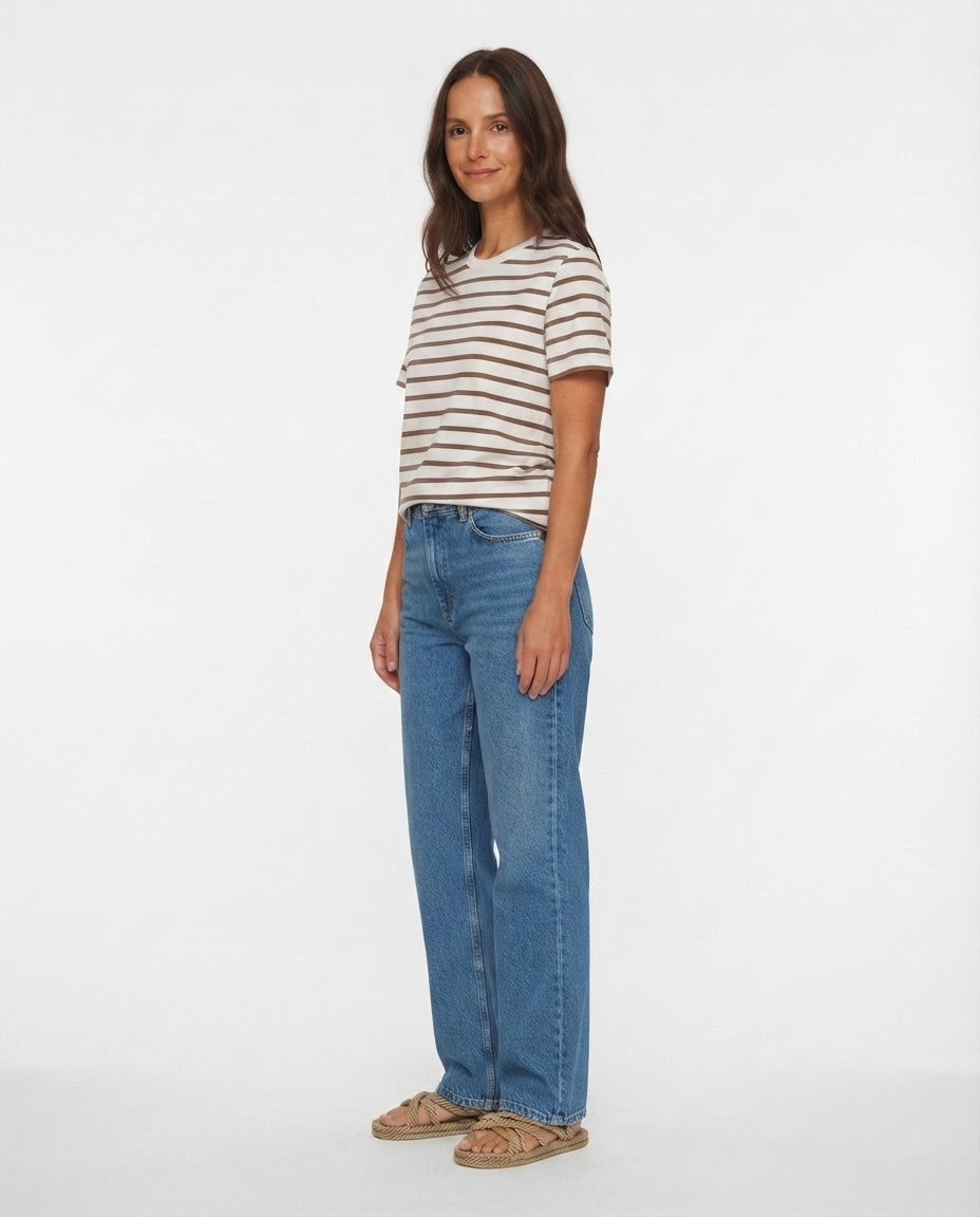 Striped Crew Neck T-Shirt