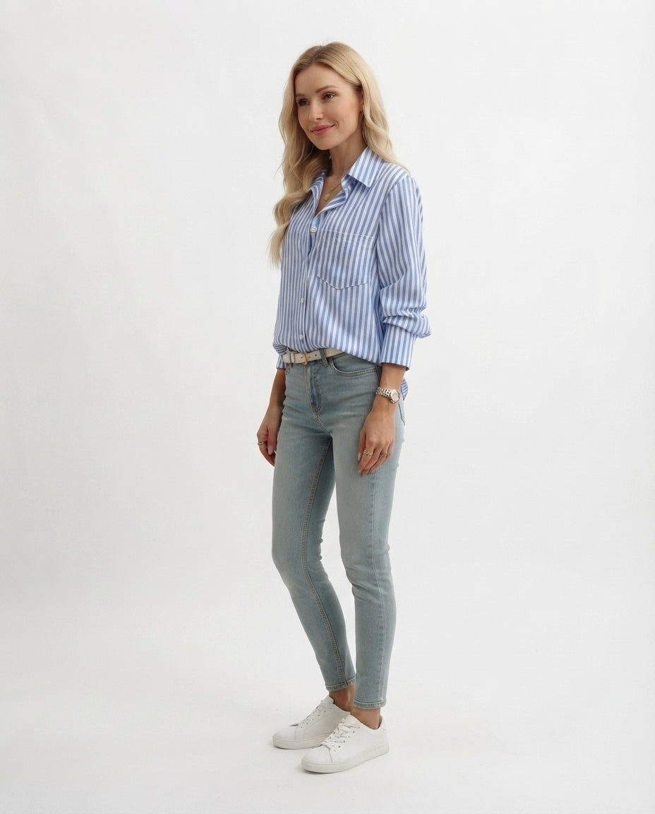 Striped Button Down Shirt