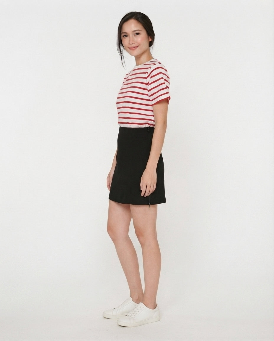 Striped Crew Neck T-Shirt