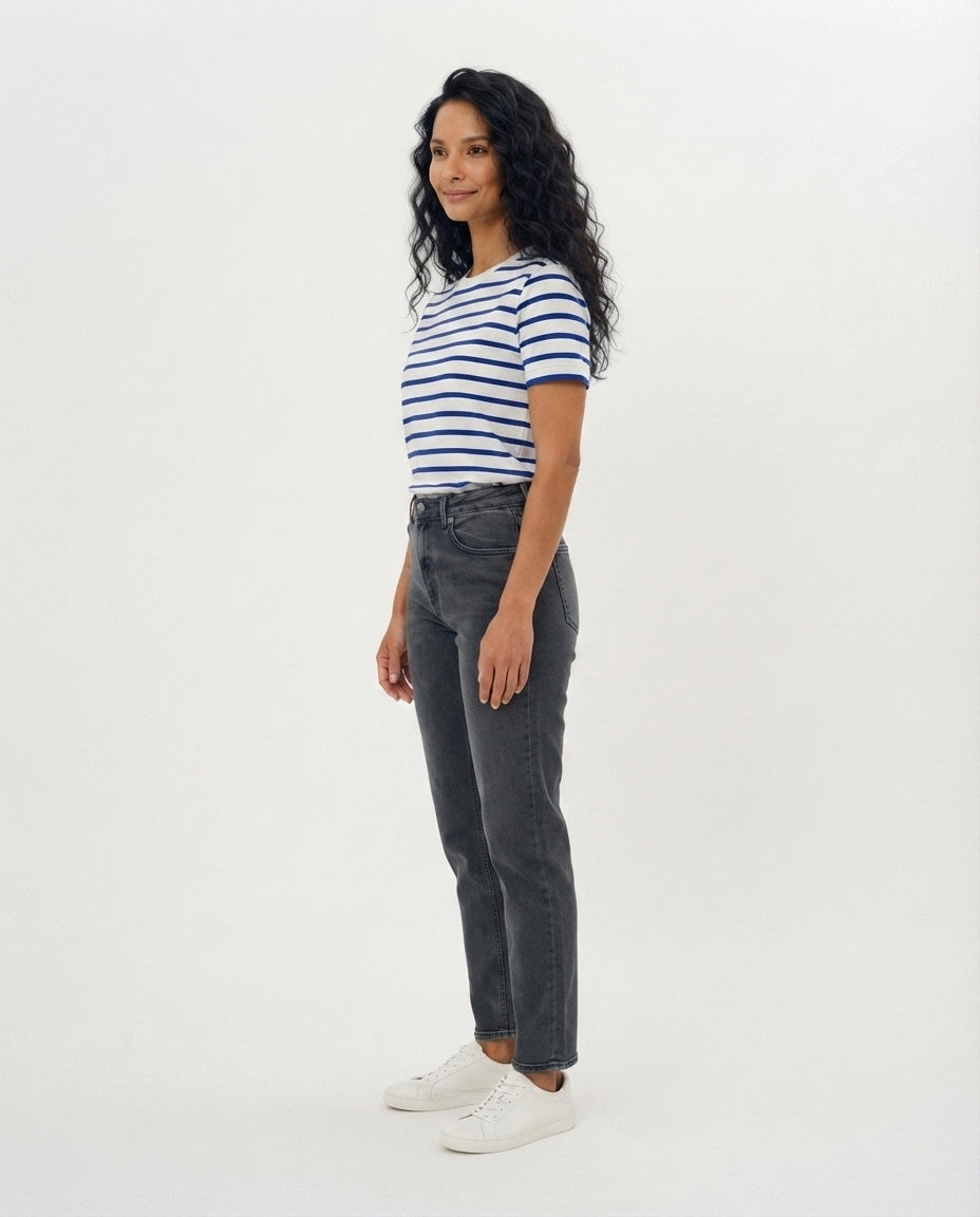 Striped Crew Neck T-Shirt