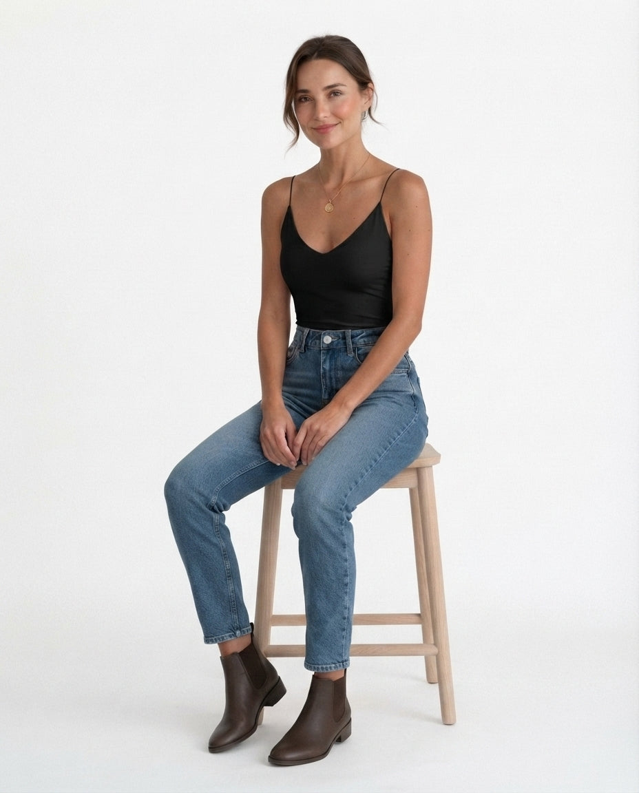 Satin V-Neck Cami