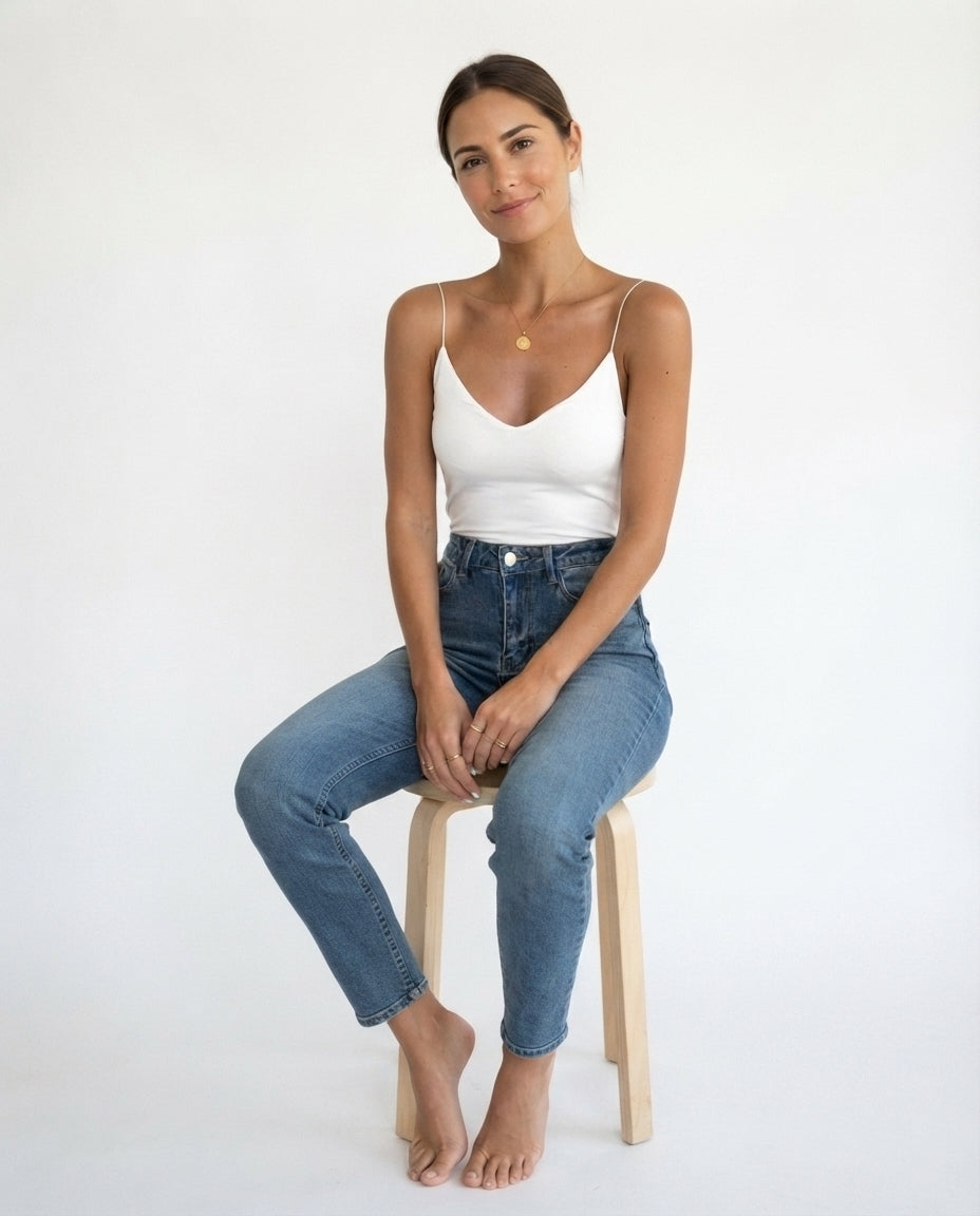 Satin V-Neck Cami