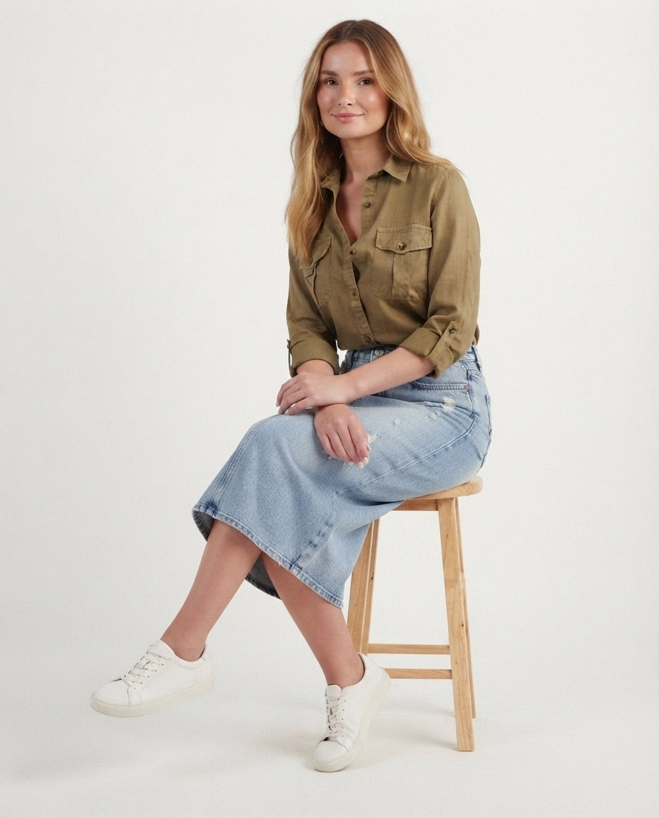 Button Down Utility Shirt