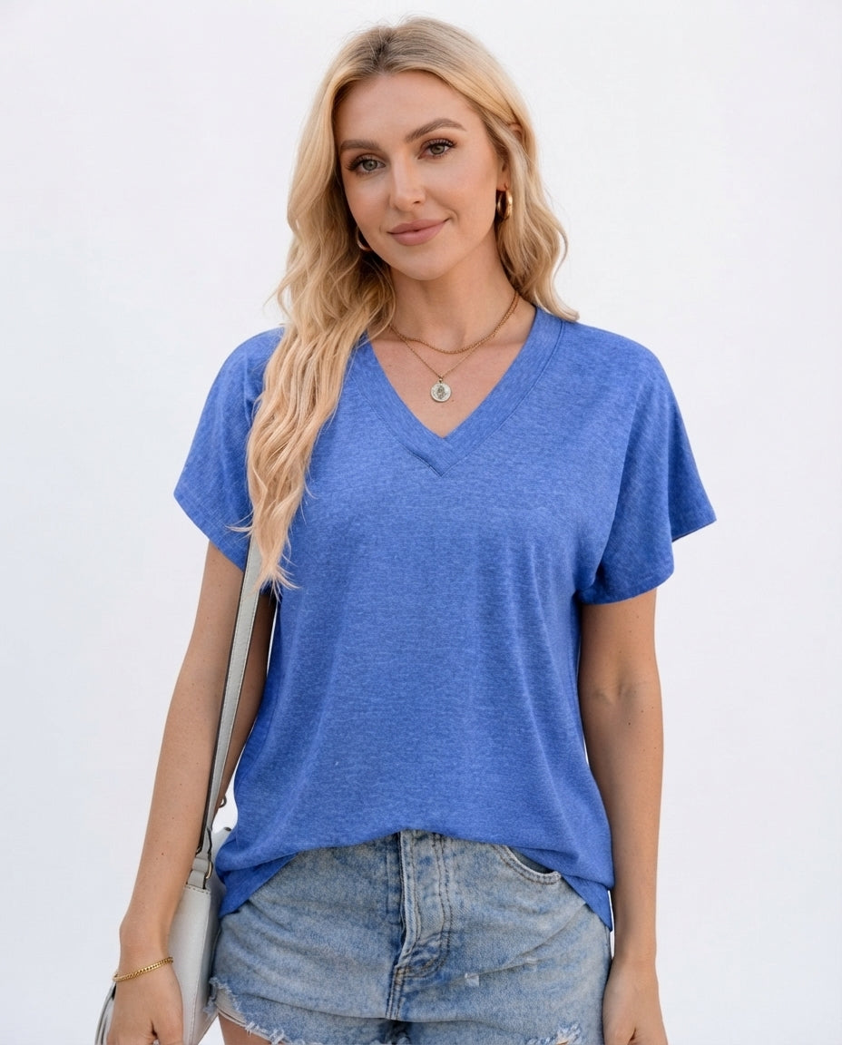 V-Neck Short Sleeve Tee