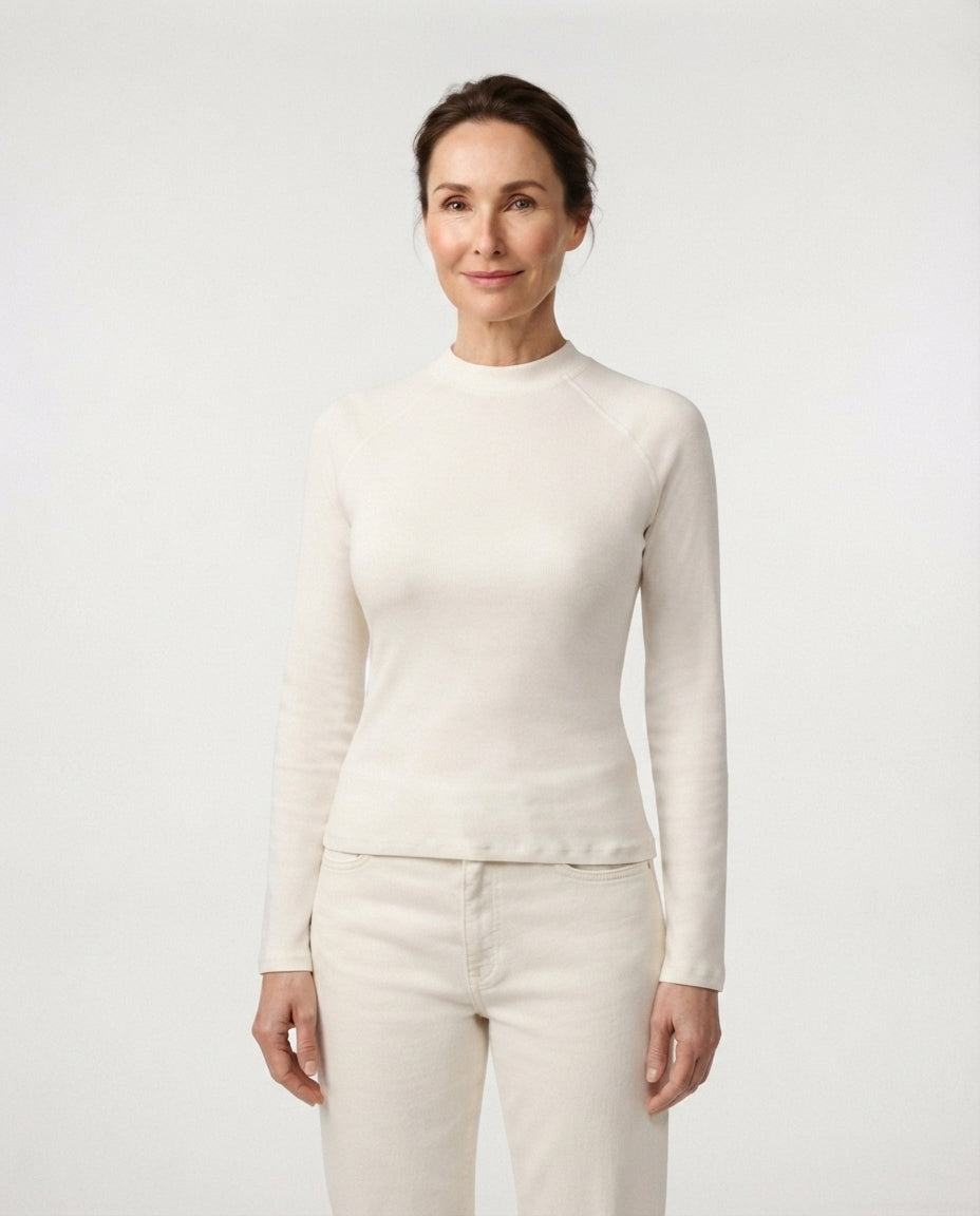 Long Sleeve Raglan Crew Neck Tee