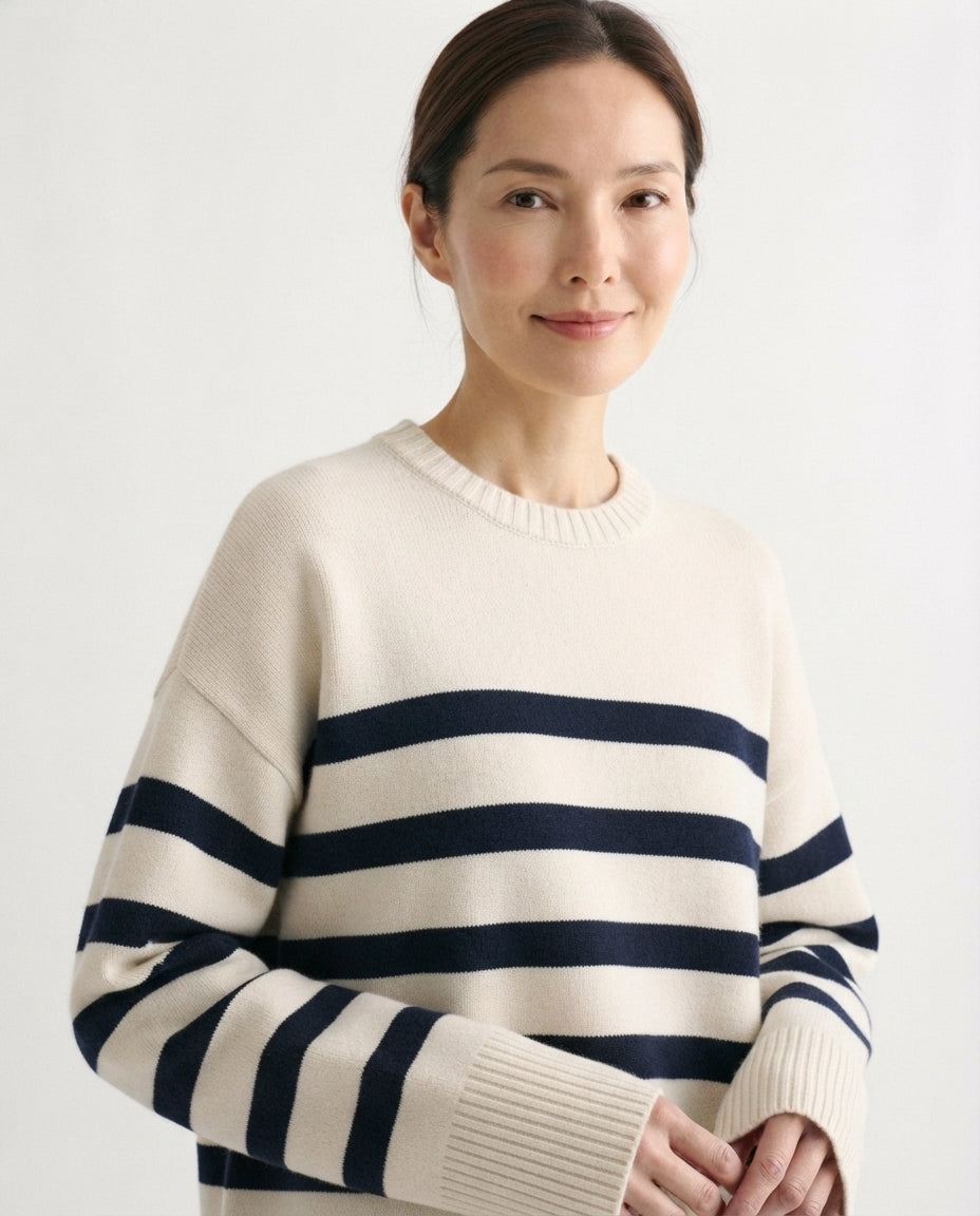 Relaxed Crew Neck Sweater