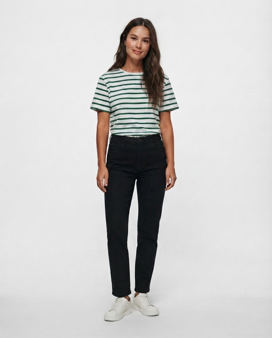 Striped Crew Neck T-Shirt