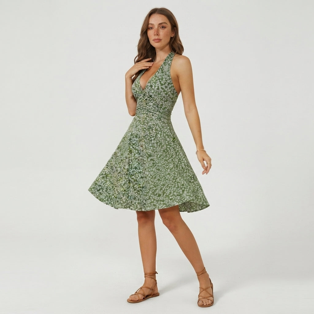 Sage Meadow Halter Midi