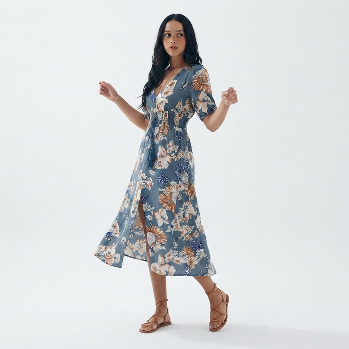Santa Fe Bloom Boho Maxi