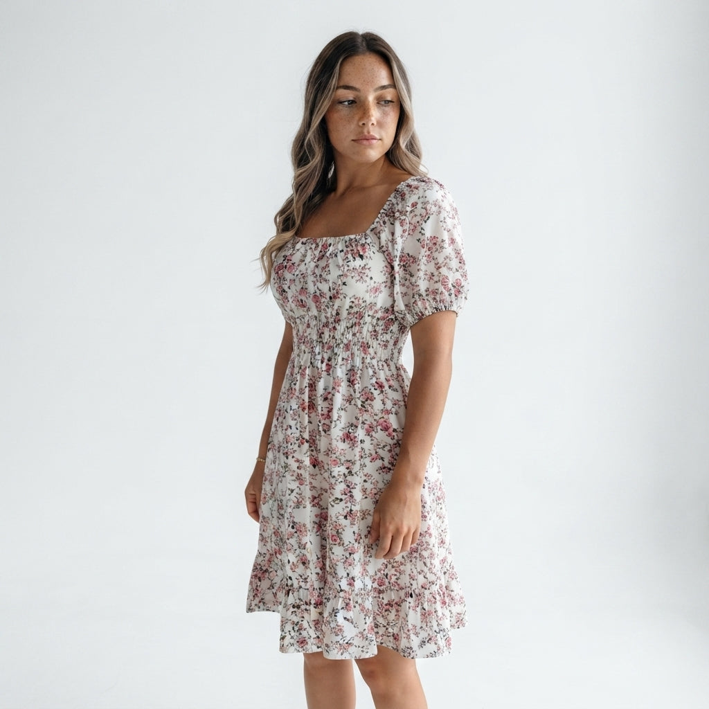 Carolina Rosewater Midi Dress