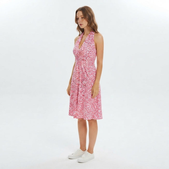 Cannes Blossom Halter Midi
