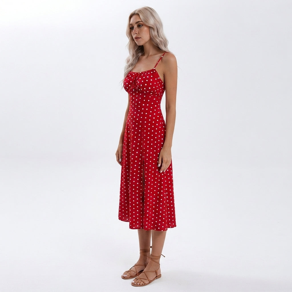 Brooklyn Cherry Slip Midi