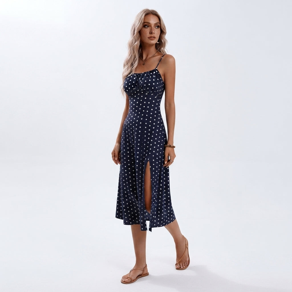 Hamptons Midnight Slip Midi