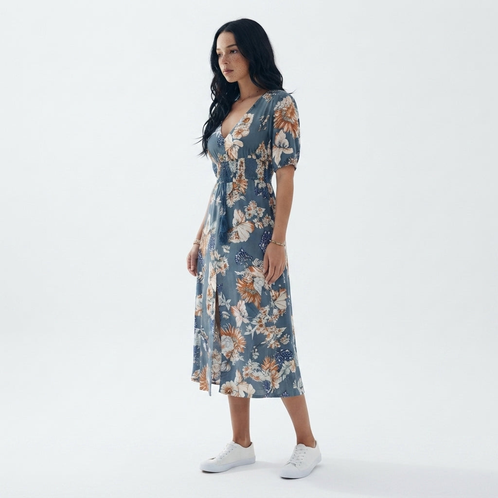 Santa Fe Bloom Boho Maxi