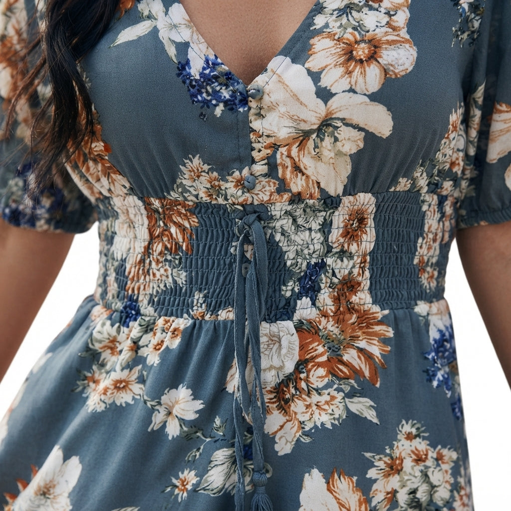 Santa Fe Bloom Boho Maxi