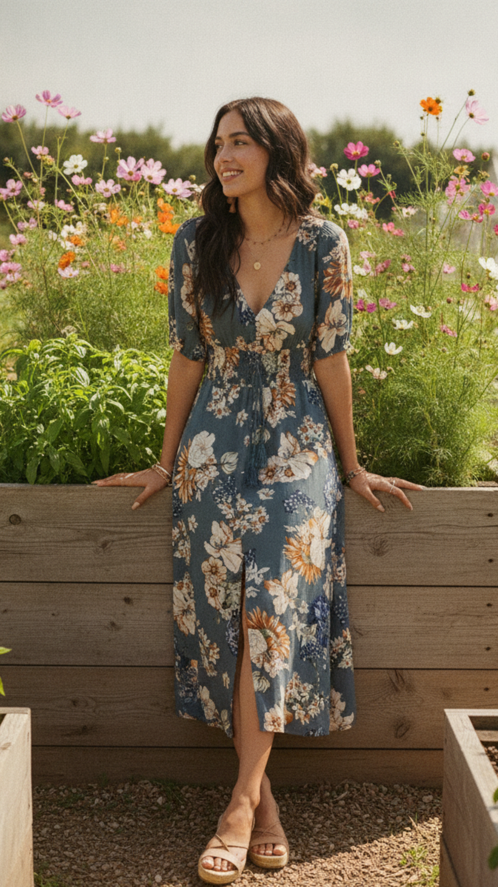 Santa Fe Bloom Boho Maxi