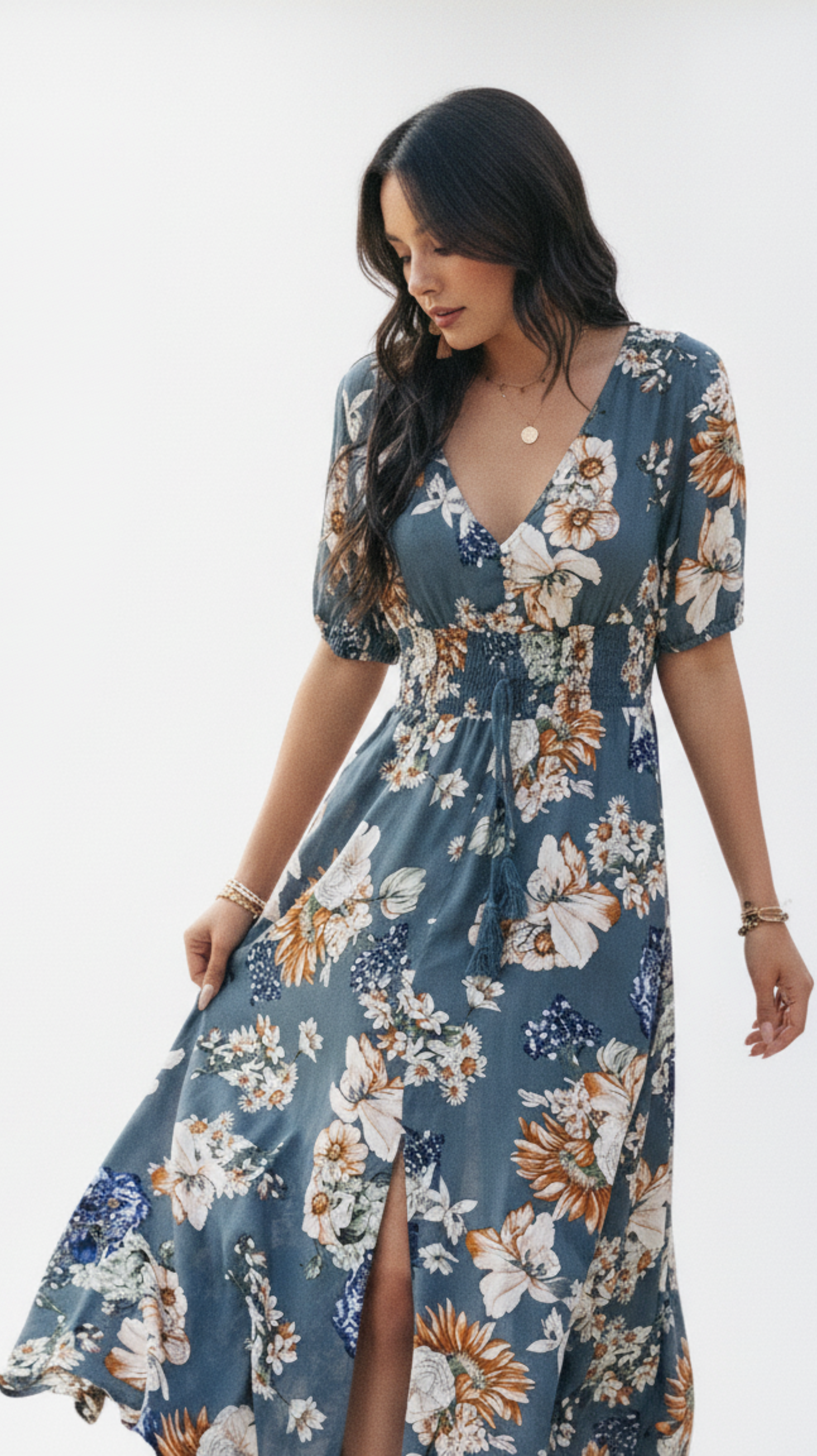 Santa Fe Bloom Boho Maxi