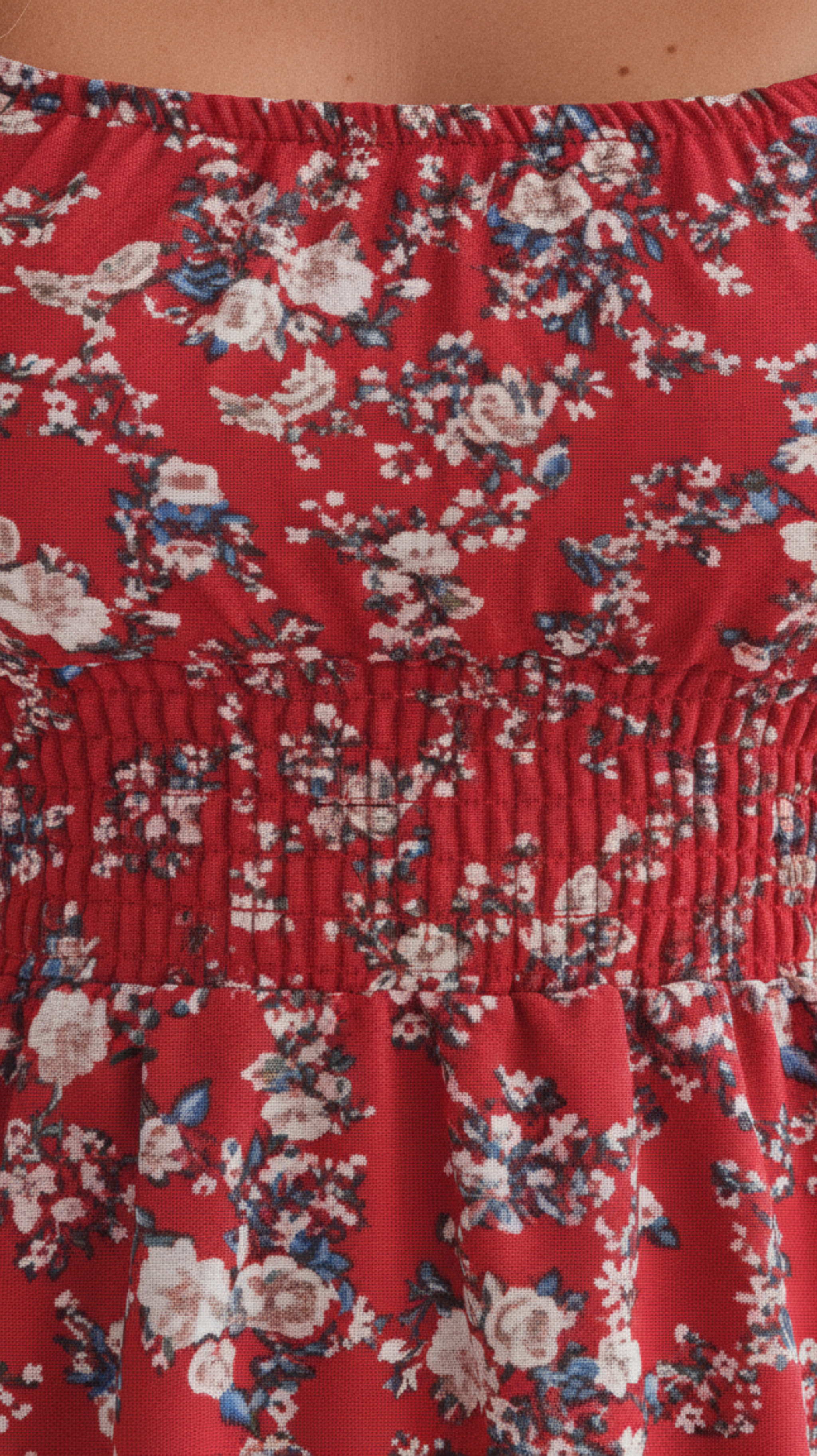 Nashville Crimson Midi Dress