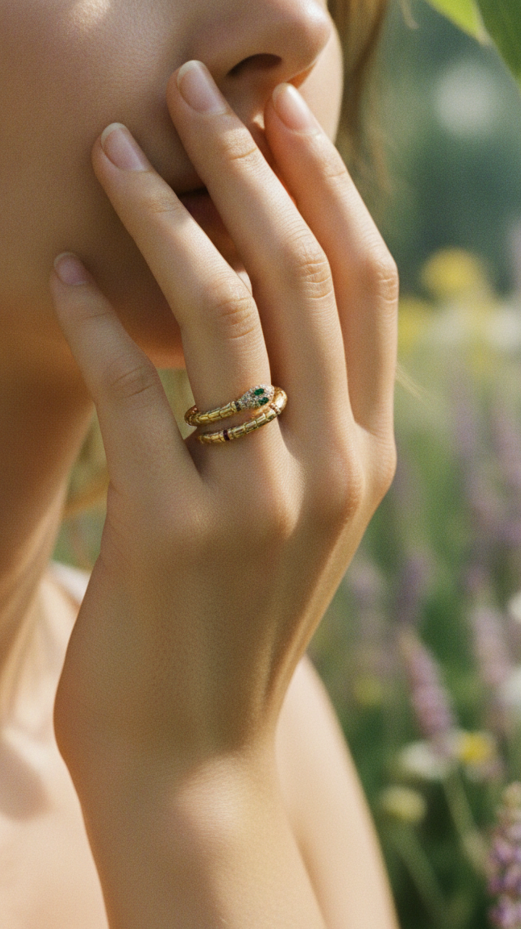 Eden Snake Wrap Ring