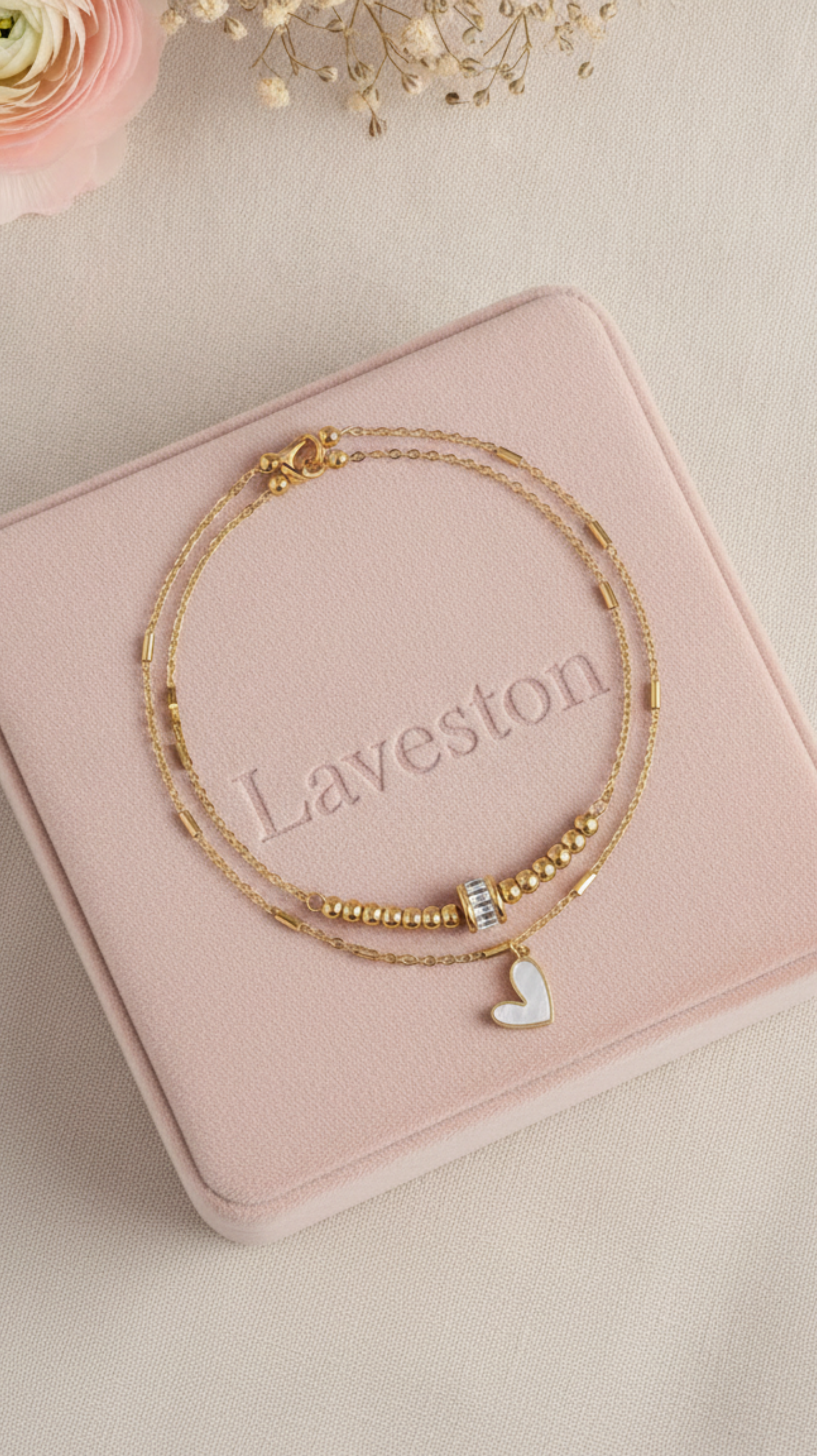 Sweet Heart Anklet Set