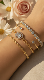 Golden Hour Bangle Set