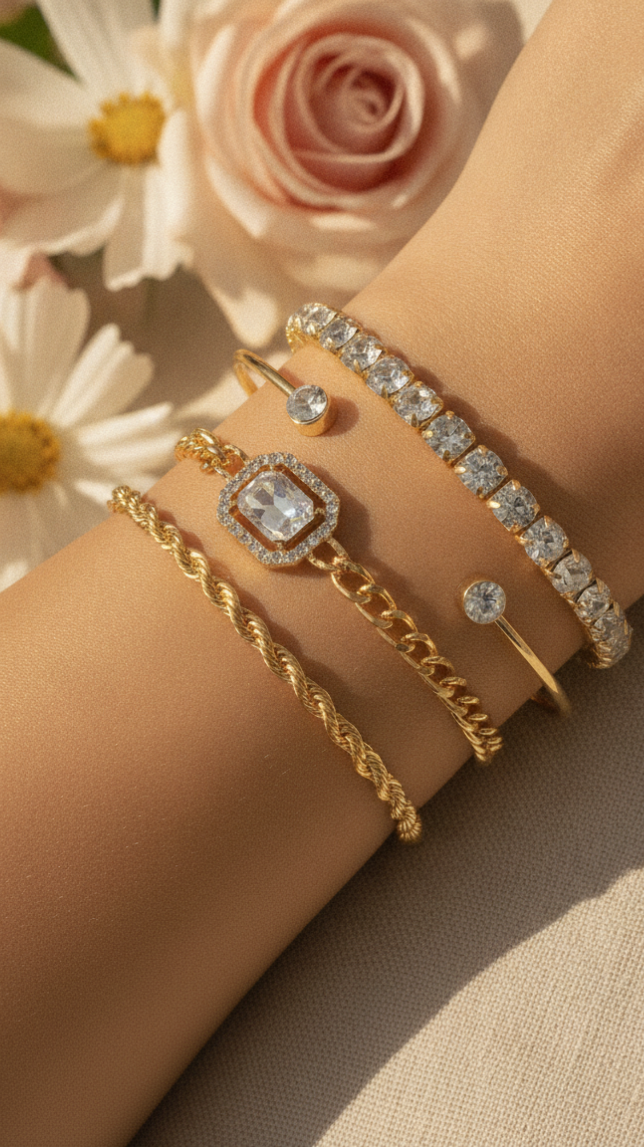 Golden Hour Bangle Set