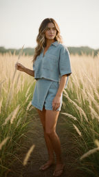 Sunwashed Denim Co-Ord