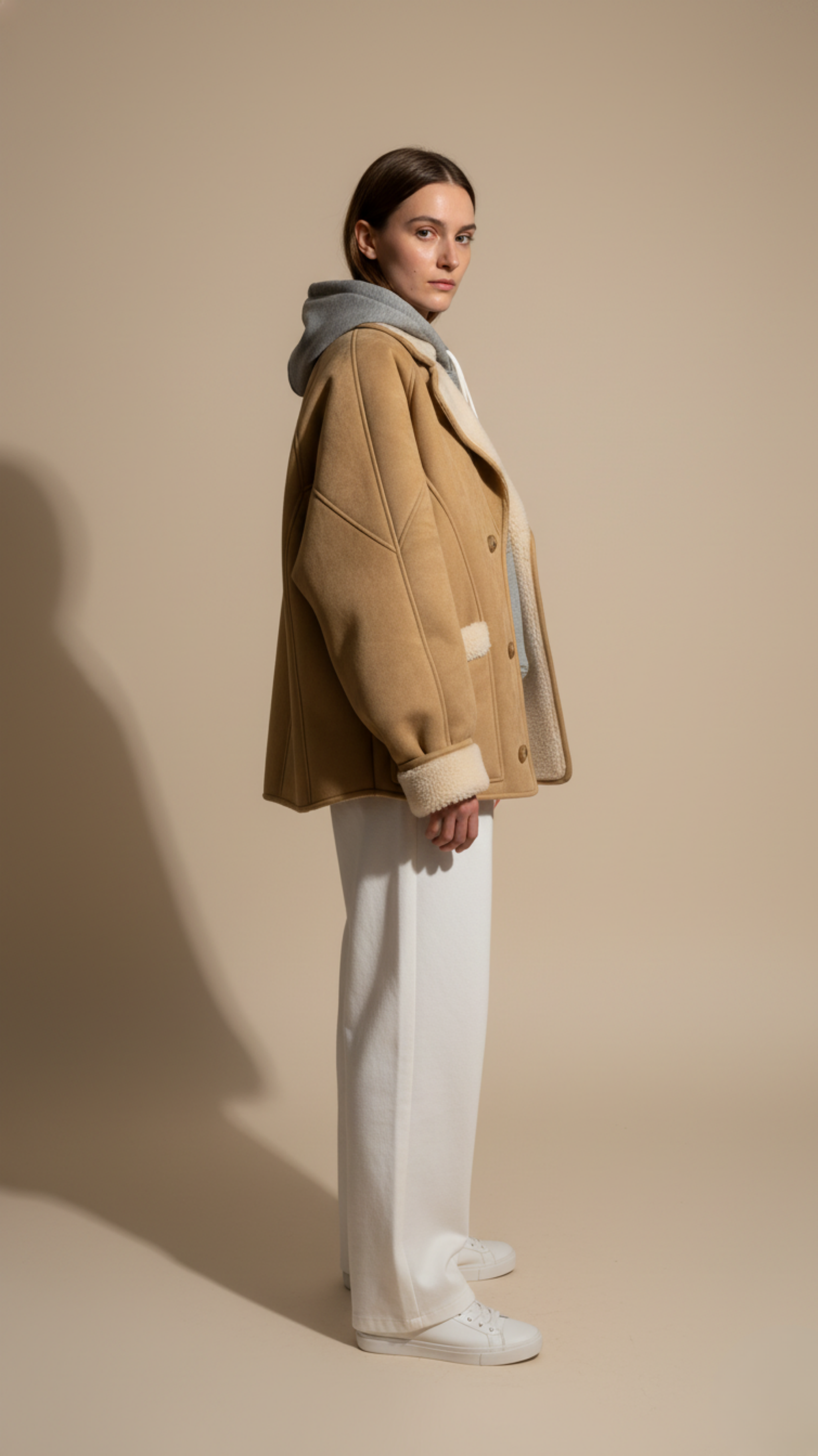 Shearling Collar Jacket