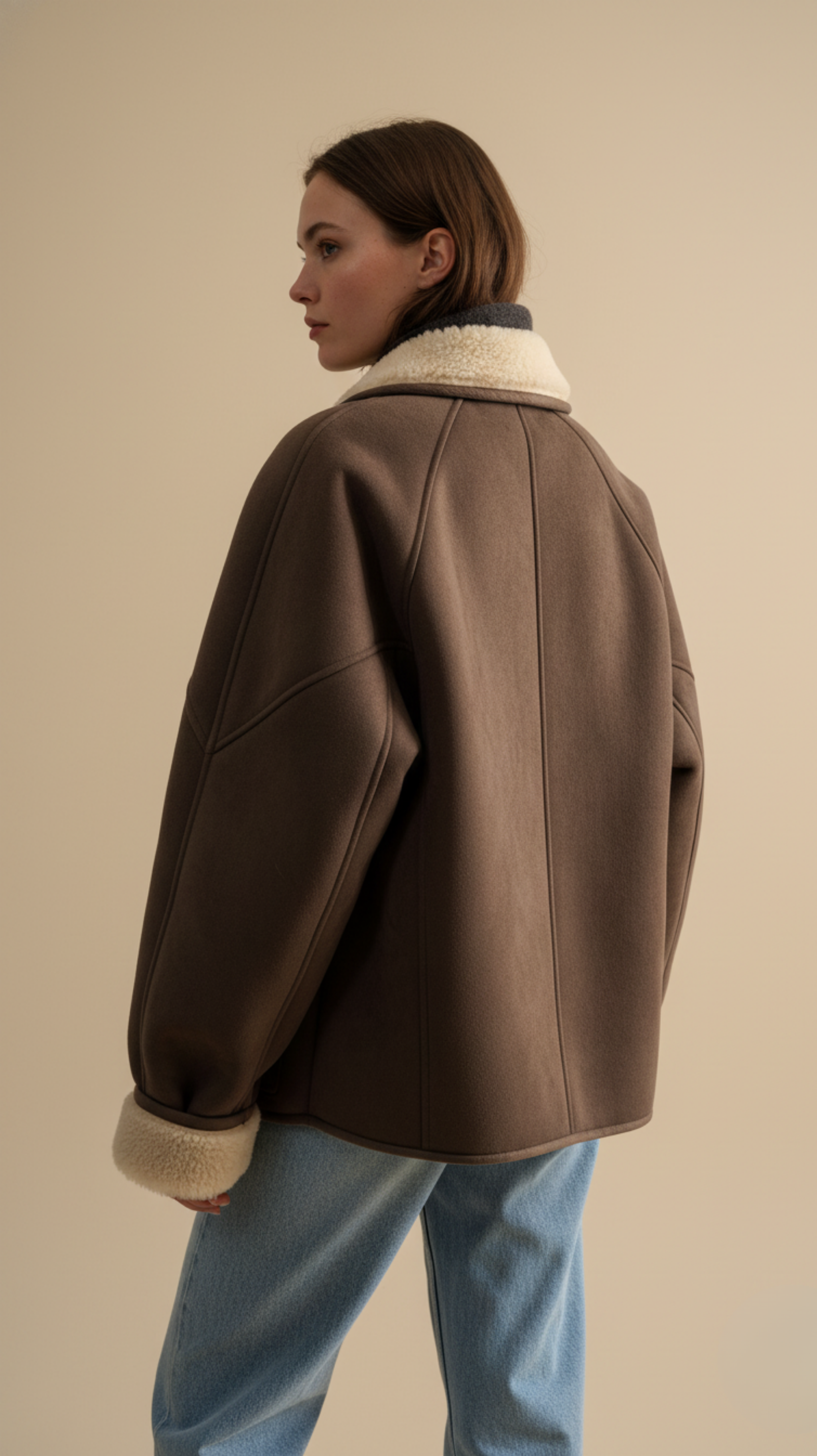 Shearling Collar Jacket