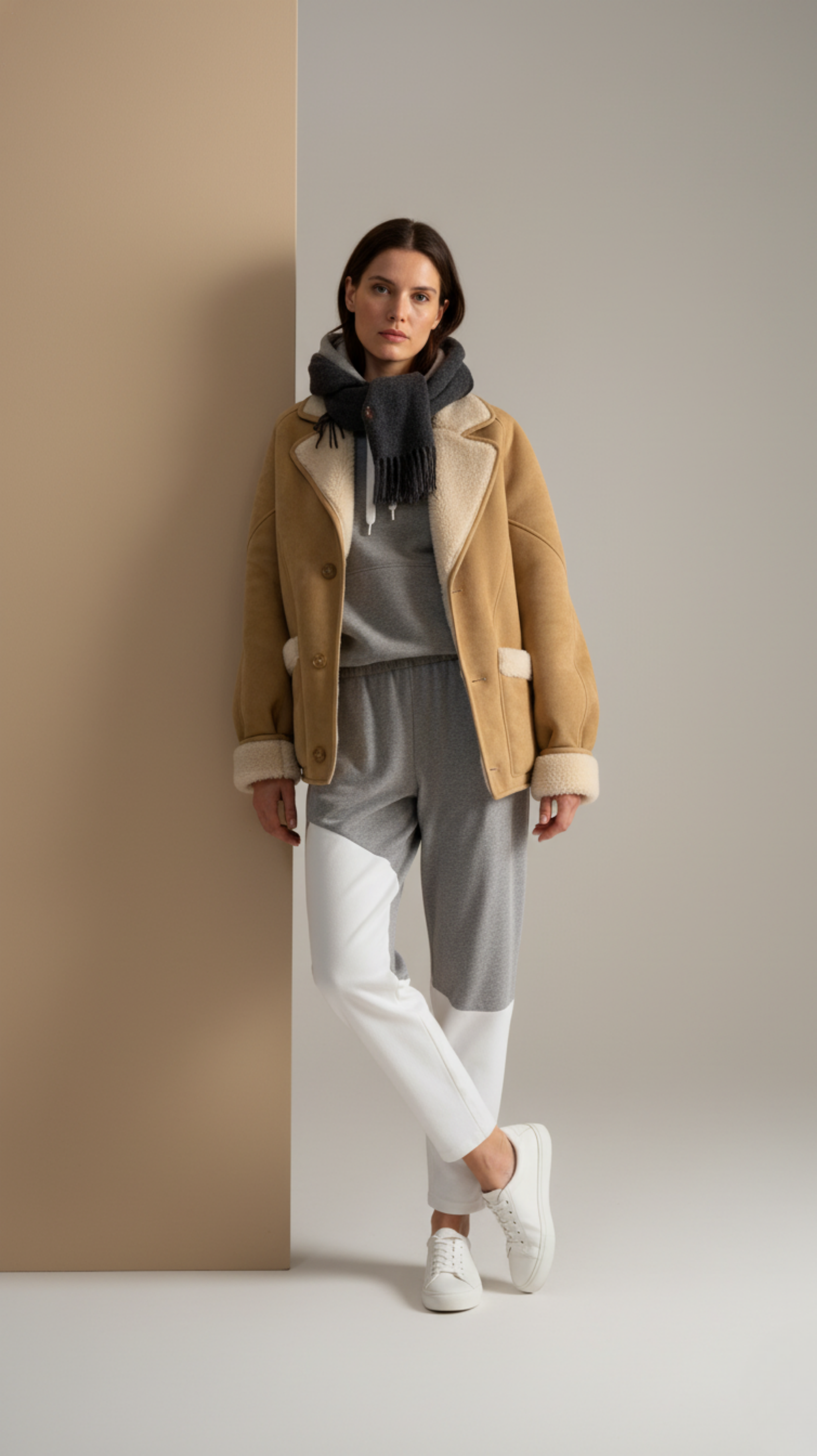 Shearling Collar Jacket