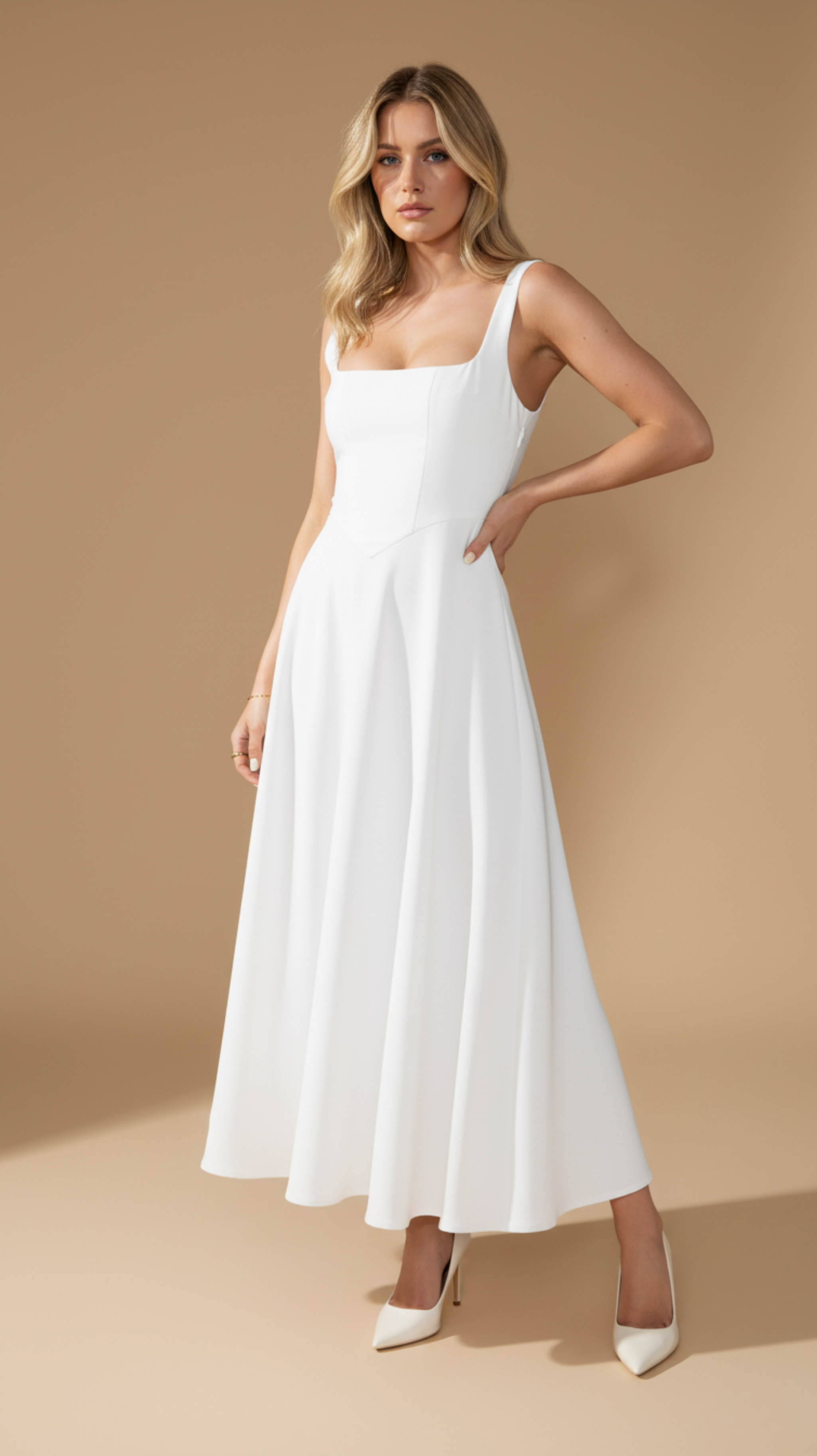 Square Neck Maxi Dress
